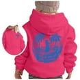 thumbnail image 5 of Girls Boys Palm Hoodies Sweatshirts Cute Preppy Hoodie Hot Pink 2-3 Years, 5 of 8