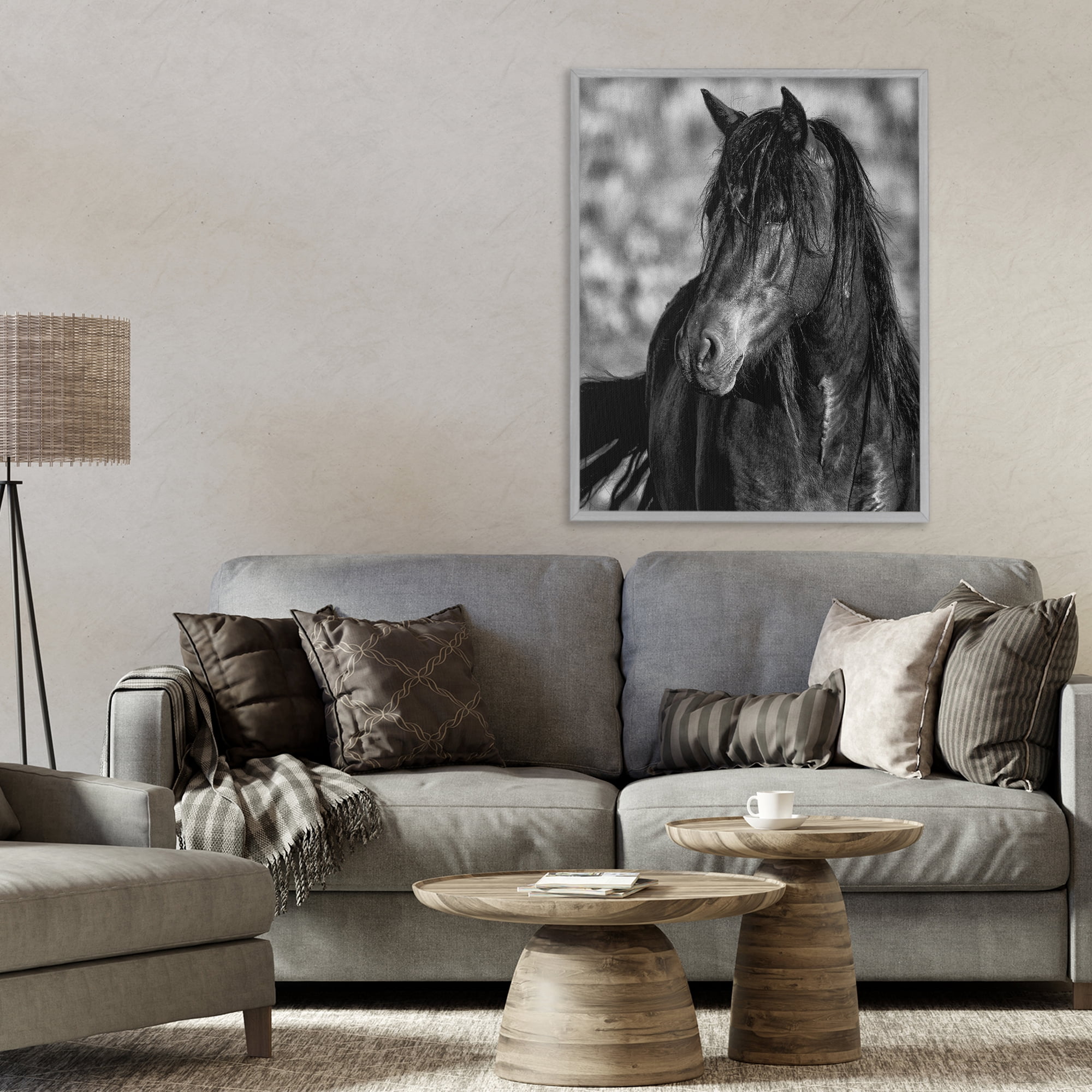 Stupell Industries Beauty In Black Gray Framed Giclee Art, design by Tim West