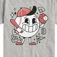 thumbnail image 3 of Instant Message - Baseball Mascot - Youth Short Sleeve Tee, 3 of 6