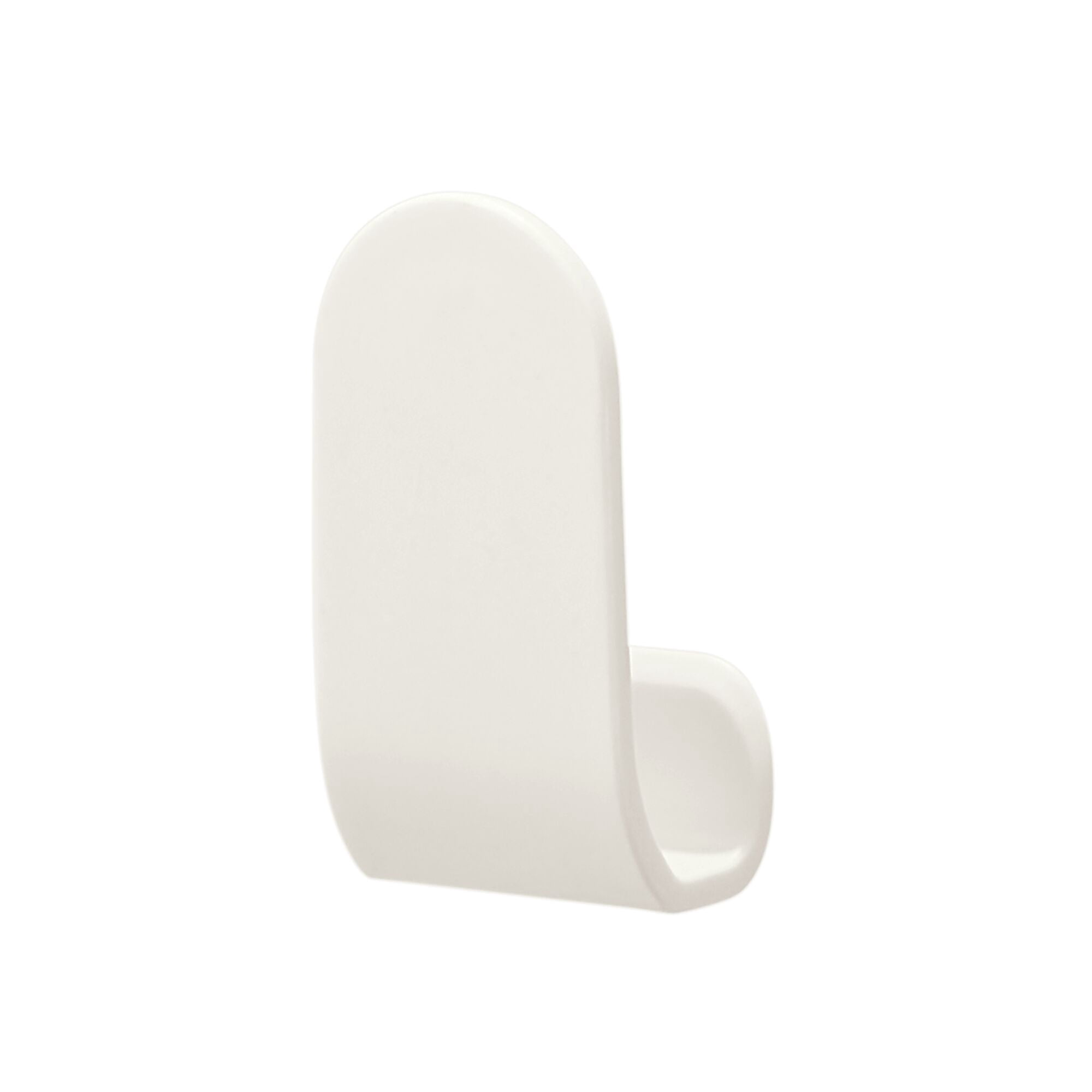 iDesign 2-Piece Adhesive Shower Hooks – Orleans Collection –Coconut/White