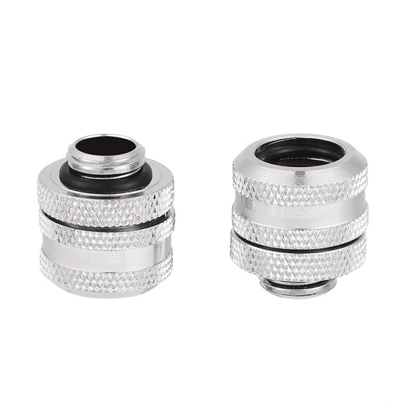 Accesorio De Compresión De Latón, 2 Uds., G1/4, Para De Refrigeración Por Agua De Tubo Rígido Rígido De OD 14MM