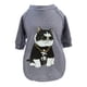 thumbnail image 4 of 1 Pieza de Ropa para Perros Mascotas, Ropa Camiseta para Perro Pequeño Gris l, 4 of 9