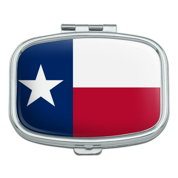Texas State Flag Rectangle Pill Case Trinket Gift Box