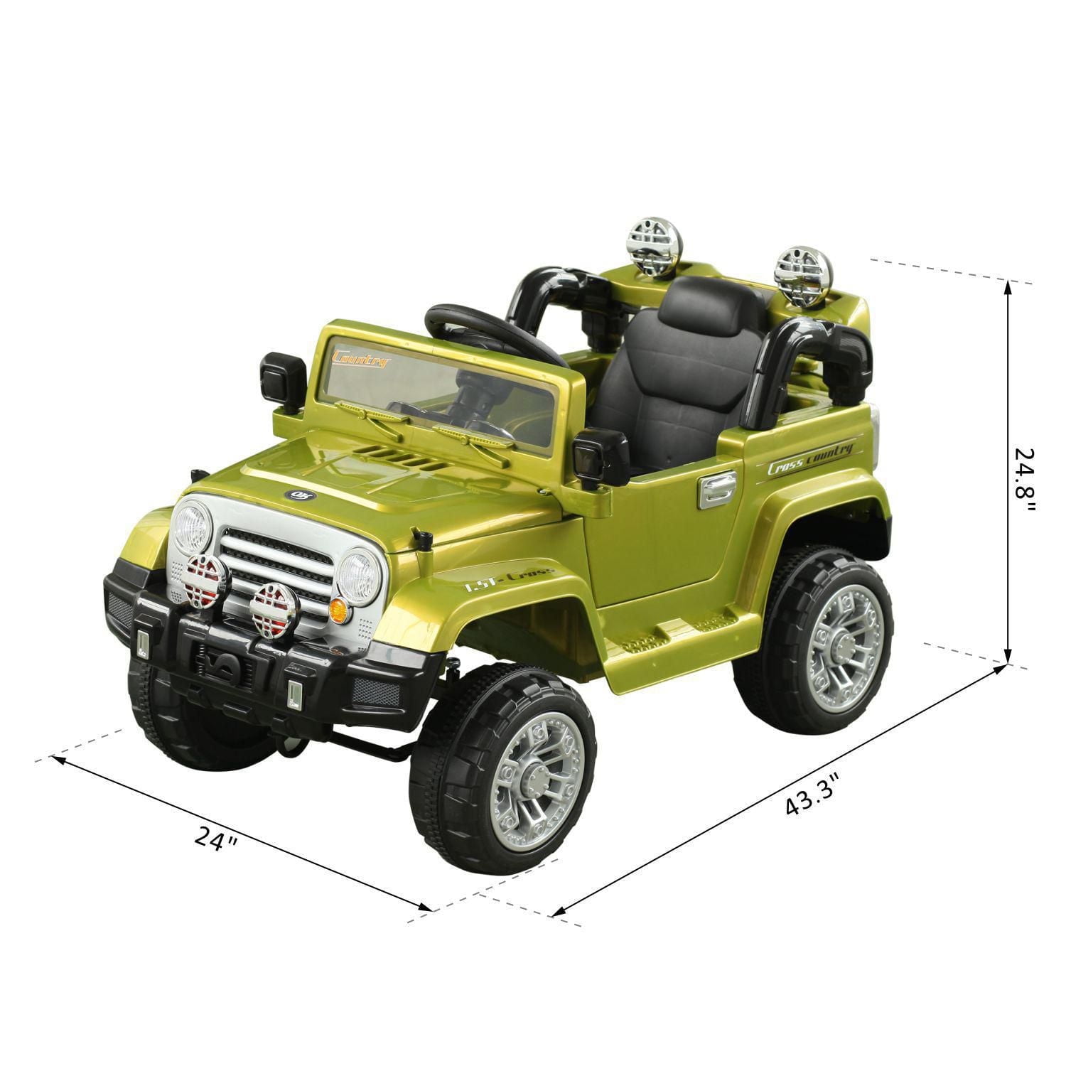 Aosom 12V Kids Electric Ride On Car with Remote Control