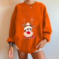 thumbnail image 2 of Blusa de manga larga informal con estampado de sudaderas para mujer a la moda navideña para mujer Fridja fhghd635, 2 of 4