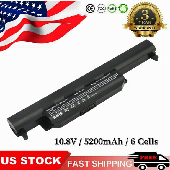 K55 Battery for ASUS A32-K55 A33-K55 A41-K55 A42-K55 A45 A45D X45A K55A K75