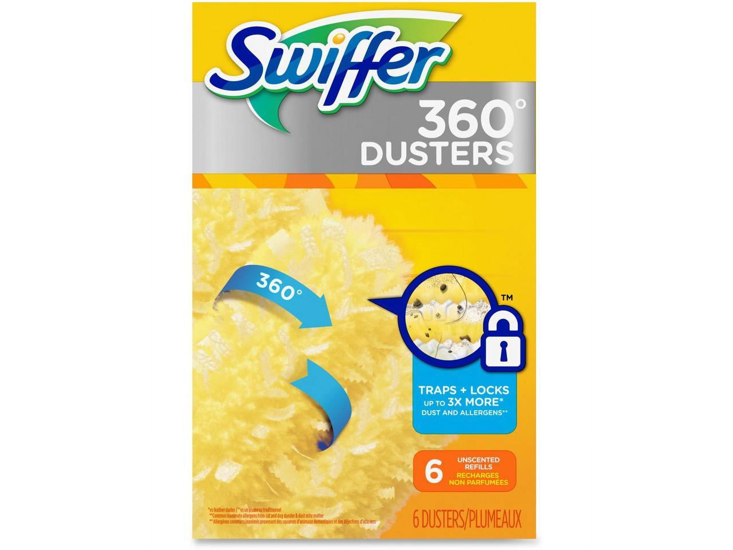 Swiffer Heavy Duty Duster, Refills, 6 Count, Yellow, Unscented - image 3 of 9