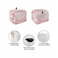 thumbnail image 2 of Fsddascl Red Polka Dot Small Toaster Cover 2 Slice, Kitchen Appliance Covers, Modern Art Abstract Watercolor Dot Toaster Oven Cover with Loop, Bread Machine Cover Polyester Dust Cover Protection, 2 of 5