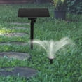 thumbnail image 4 of Raindrops Bird Bath Fountain Black PP Solar Powered for Outdoor Spaces 1Set, 4 of 7