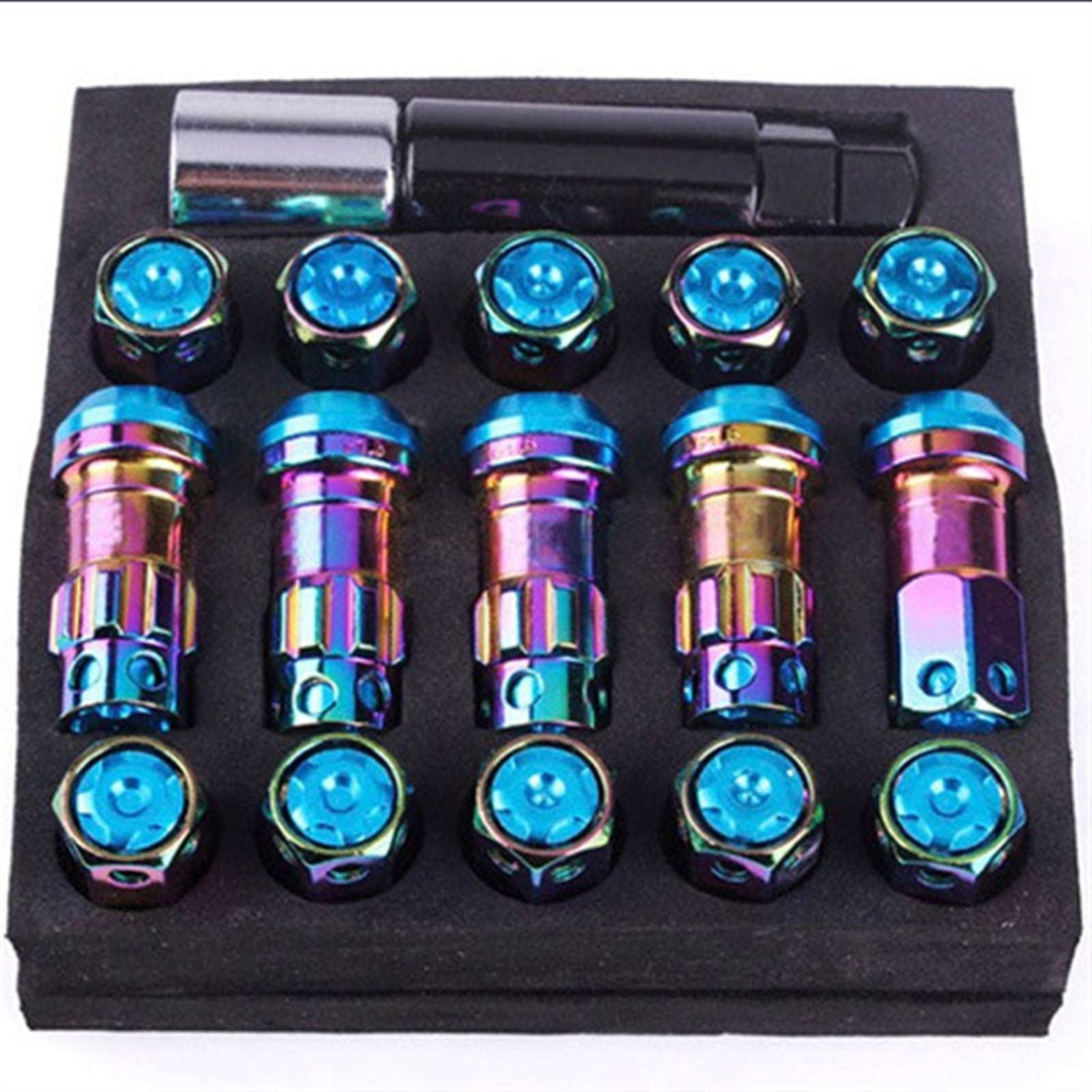 20PCS A Set, R40 OEM Style Factory Lug Nuts, Universal 1.77in 17mm Hex Lug Nuts M12*1.5 M12*1.25 For Choice