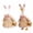 Easter Bunny-Creamy White, variant on RUINIXCW Porch Goose Outfits 23'' 4th of July Thanksgiving Christmas Easter Porch Goose Outfit Spring Summer Fall Winter Garden Porch Goose Dress Holiday Clothes for Lawn Goose Statue (No Goose)