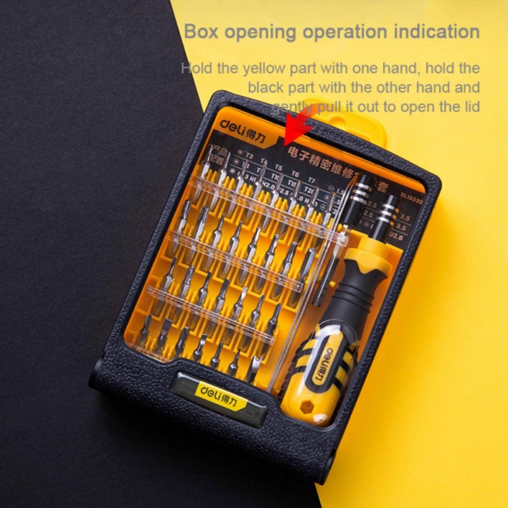 Electronic Precision Repair Screwdriver 33 Piece Set/25 Piece Set Screwdriver Kit, Magnetic Driver Electronics Repair Tool Kit for iPhone, Tablet, Macbook, Xbox, Cellphone, PC, Game Console - image 4 of 8