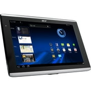 Acer A A501 Tablet, 10.1" WXGA, Cortex A9 Dual-core (2 Core) 1 GHz, 1 GB RAM, 16 GB Storage, Android, 3G, Silver