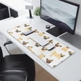 thumbnail image 2 of Long Mouse Pads for Desk,Cute Cartoon Pug Desk Mats on Top Of Desks, Desk Mouse Pad Extra Large with 3mm Non-Slip Base and Stitched Edge for Gaming,Office,Work,Home 31.5"x11.8", 2 of 6
