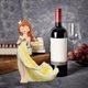 thumbnail image 1 of Soporte para botellas de vino con forma de dama, elegante soporte para vino de encimera, estante para vino de dama para decoración creativa del hogar Estilo F, 1 of 8