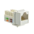 thumbnail image 2 of CableWholesale.com CAT6 Keystone Insert Jack - Insert Modulaire - Chat 6 - RJ-45 - Blanc, 2 of 4