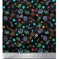 thumbnail image 1 of Soimoi Cotton Duck Fabric Leaves,Floral & Berries Fruits Print Fabric by the Yard 56 Inch Wide, 1 of 1