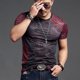 thumbnail image 3 of Camisetas para hombre, ropa de calle, camisetas para hombre, venta al por mayor, lisas, a rayas, hip hop, tallas grandes, alfabeto, Y2k, elegantes, para fiestas, informales, 3 of 5