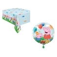 thumbnail image 3 of Peppa Pig Birthday Party Supplies Bundle includes 16 Plates 9", 16 Napkins, 1 Table Cover 54" x 84", 16 Loot Bags, 1 Mylar Foil Balloon 18", 1 Dinosaur Sticker Sheet, 3 of 4