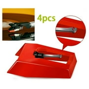 4x Record Player Needle Turntable Replacement Stylus for Vinyl Record Player