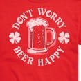 thumbnail image 3 of Instant Message - Don't Worry Beer Happy - Men's Short Sleeve Graphic T-Shirt, 3 of 6