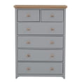 thumbnail image 5 of Chest With 6 DrawersRustic Tall Chset StorageDressers Organizer For Bedroom Hallway Living, 5 of 9