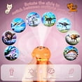 thumbnail image 4 of 4 Packs Projector Flashlight with 32 Projectors 256 Patterns Projector Slide Toys Projector Flashlight Torch Lamp, 4 of 7