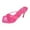 Hot Pink, variant on PPgejGEK Womens Slippers Women's Casual Sexy Comfortable Set Toe High Heel Sandals Slippers Garden Clog Slippers Savings