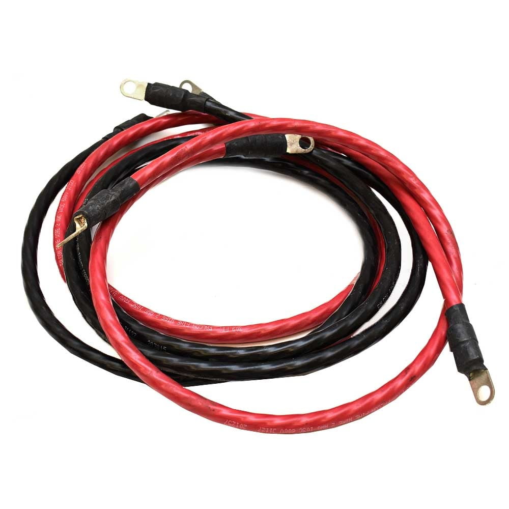 Legend Bass Boat Battery Cable Set 2 AWG 3/8 Inch Lug