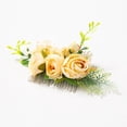 thumbnail image 4 of XASZHN Flower Metal Hair Combs Slide Clips Floral Bows Barrettes Set Yellow_004 One Size, 4 of 5