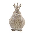 thumbnail image 2 of Set of 2 Royal Bird Figurines - Decorative Resin Sculptures with Crown - Elegant Home Accent for Living Room, Office & Bedroom - Polyresin Bird Statues - 6" Brown, 2 of 12