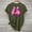 QR1_Army Green, variant on VKOYWKM Women's Breast Cancer Survivor T-Shirts Breast Cancer Awareness Shirts Short Sleeve Inspirational Breast Cancer Graphic Tees Crew Neck Loose Fit Pink Ribbon Tops