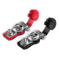 thumbnail image 2 of 1 Pair Car Battery Terminal Clamps 5 1 2 4 Vehicle Boat Battery Post Bolt Connectors Automotive Accessory, 2 of 6