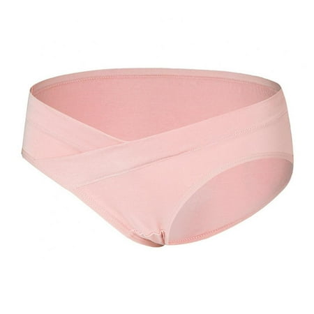 

KOERIM Low Waist Women Cotton Maternity Panties Soft Maternity Pregnancy Panties Postpartum Briefs