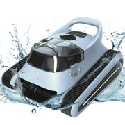 Seauto Crab Pool Vacuum, Cordless Robotic Pool Cleaner for Inground Pools, Wall Climbing, Sonar Navigation
