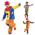 thumbnail image 4 of E Disfraces de payaso de escenario de colores brillantes, accesorios multicolores, regalo para amigos y actores, 4 of 5