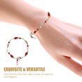 thumbnail image 4 of Pulsera de fresa de moda con colgante de fruta, pulseras elásticas apilables de cuentas, pulsera de cuentas de colores multicapa con dijes, joyería, 4 of 7