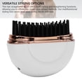thumbnail image 5 of BIMZUC Cordless Hair Straightener Brush, Fast Heating Rechargeable Hot Brush Mini Portable Flat Iron Curler for All Hair Type, White, 5 of 5