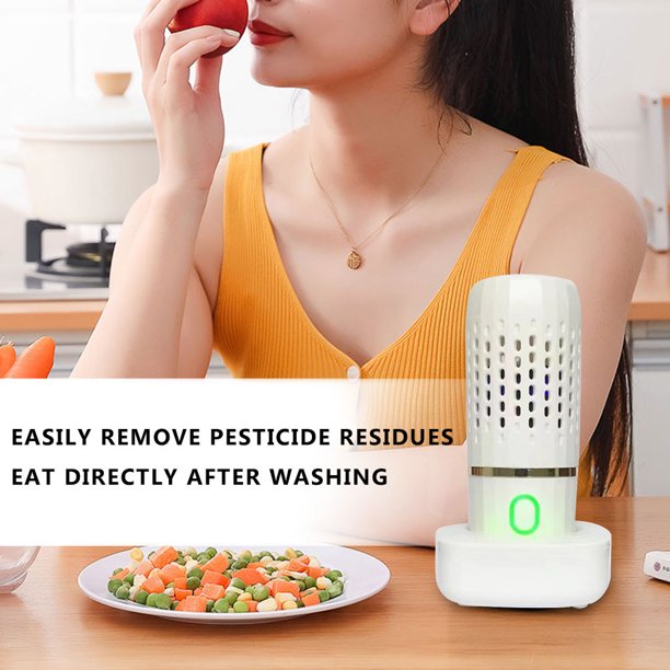 Lavadora inteligente portátil de frutas y verduras purificador de alimentos de Ehuebsd carne de arroz limpieza por USB elimina residuos de pesticidas utensilios de cocina