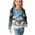 thumbnail image 2 of Boys and Girls Christmas Shirts Christmas Shirt for Girls Boy Christmas Tops Girls Long Sleeve Prints Shirts Christmas Crewnecks Tops Dressy Casual Blouses Clothes, 2 of 6