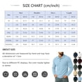 thumbnail image 3 of Men's Corduroy Polo Shirt Long Sleeve Slim Fit Casual Pullover Business Casual Golf Shirt, 3 of 8