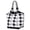 Black White Bird, variant on Small Woven Tote Bag for Women,Knit Handbag Bag Purse with Magnetic Closure,Cute Crochet Bucket Bag for Ladies,Sister,Daughter,Niece(Love Heart)