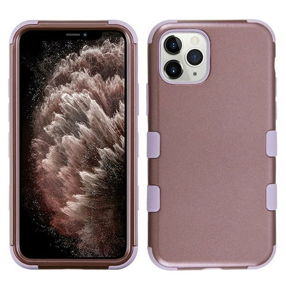 Apple iPhone 11 PRO Phone Case 3 in 1 Hybrid Impact Armor Hard PC & Soft TPU Silicone Rubber Heavy Duty Rugged Bumper Shockproof Full Body Frame Protective LAVENDER Cover for Apple iPhone 11 Pro