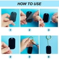 thumbnail image 5 of 1PC PH Acrylic Blanks Ornament Blanks Rectangle Keychain Blanks for Engraving Present Black DIY, 5 of 9