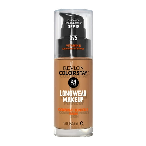 Revlon ColorStay Makeup for Combination/Oily Skin, 375 Toffee, 1 fl oz