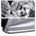 thumbnail image 5 of M-AUTO Headlights Assembly for 2004-2008 Ford F-150 / 2006 2007 2008 Mark LT Pickup, Chrome Housing Clear Lens Clear Corner, 5 of 8