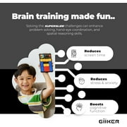GiiKER Super Slide,Original 500+ Challenges Brain Teaser Puzzle for 5+,Travel and Birthday Gift for Boys and Girls