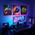 thumbnail image 2 of Gaming Room Decor Wall Art Set of 3, Video Gaming Theme Decor Gamer Room Gamepad Graffiti Posters Pictures Wall Art, Gaming Canvas Painting Prints for Teen Boys Room Decor Unframed, 2 of 6