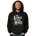 thumbnail image 5 of The Lord Is My Rock Christian Hoodie Sweatshirt Women Men Brisco Brands S, 5 of 6
