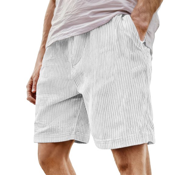 ibiyuan Sweat Shorts Mens Chino Cotton Shorts Shorts Men Elastic High Waisted Drawstring Workout Shorts Cotton Straight-Leg Golf Shorts with Pockets Summer Beach Vacation Shorts with Pockets